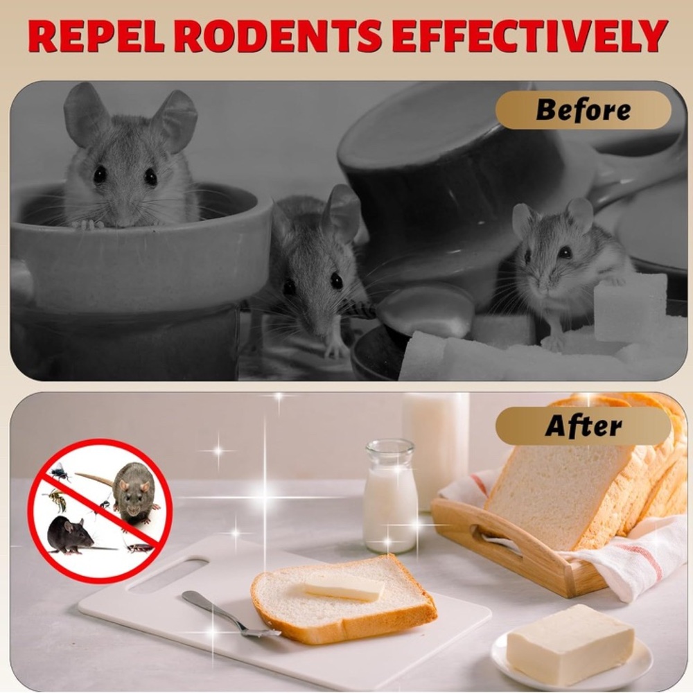 36 Balls Natural Plant-Based Mice Deterrent for Indoor and Outdoor Use - Picture 3 of 8